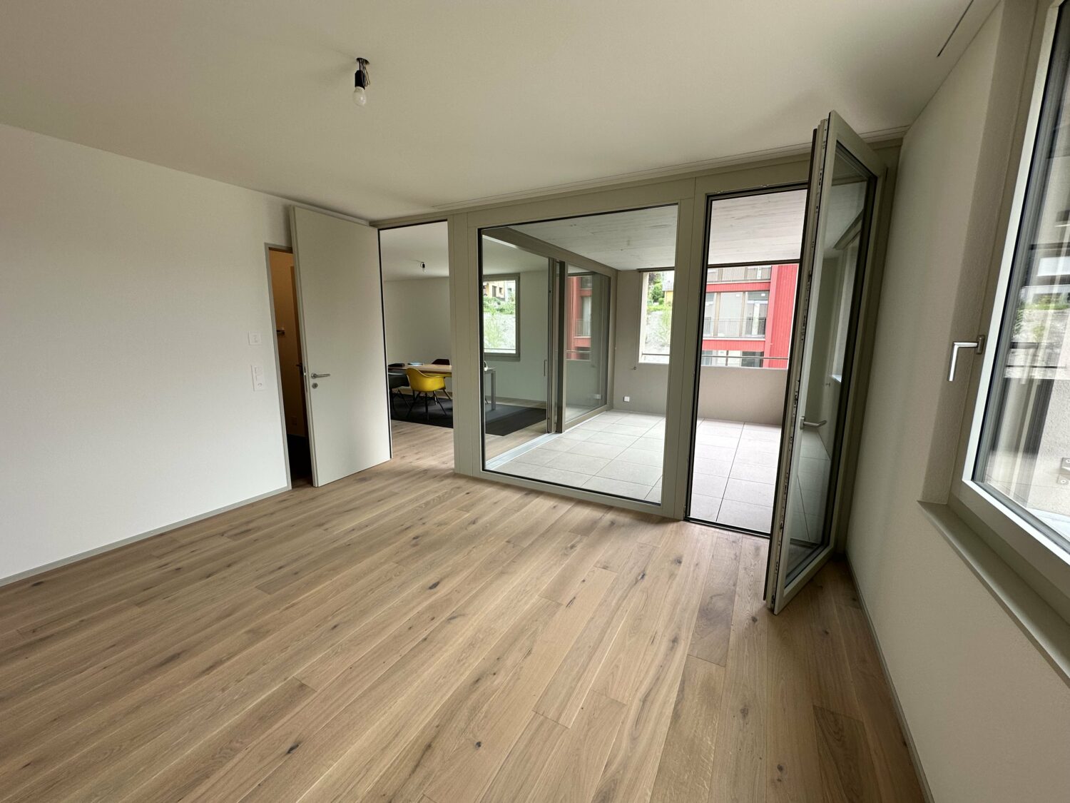 Wohnung A 1.2 Zimmer mit Sicht auf Terrasse