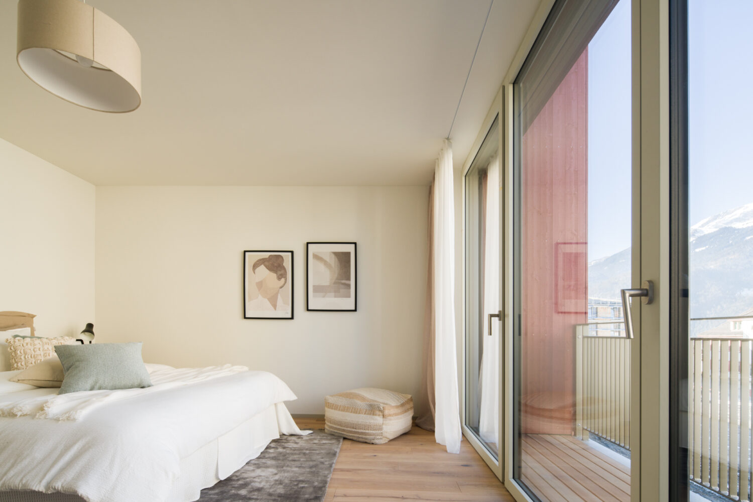 Haus Baldrian, Schlossbungert, Zizers: Schlafzimmer