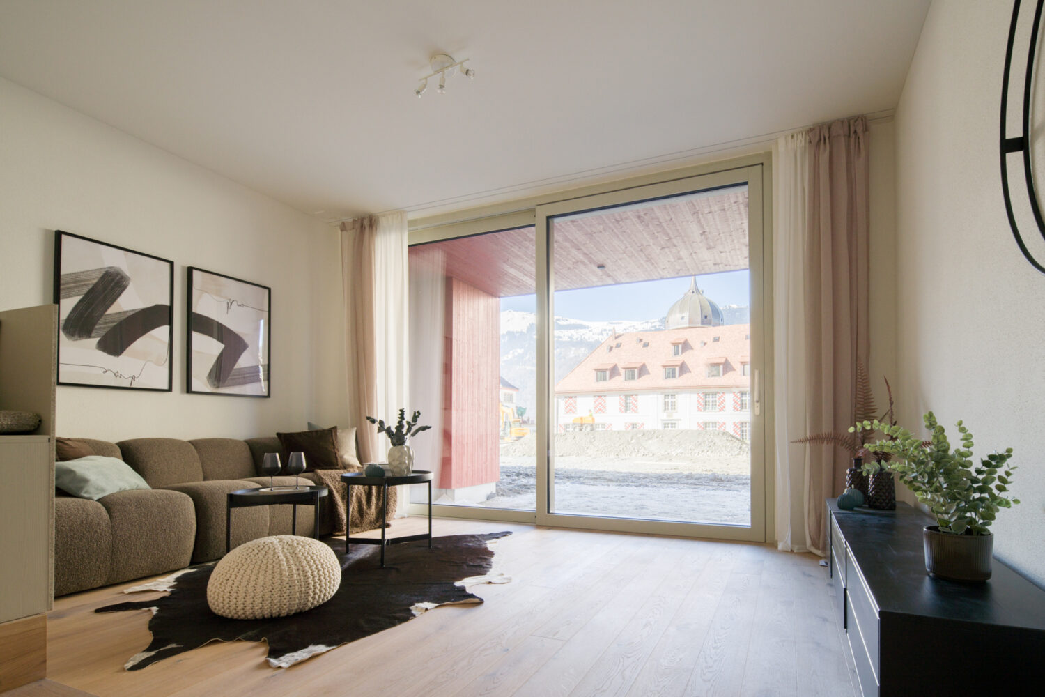 Haus Baldrian, Schlossbungert, Zizers: Wohnzimmer